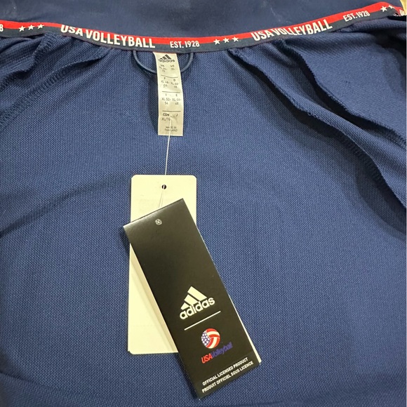 Adidas Women's USAV Warm Zip Up Track USA Jacket - Picture 6 of 12